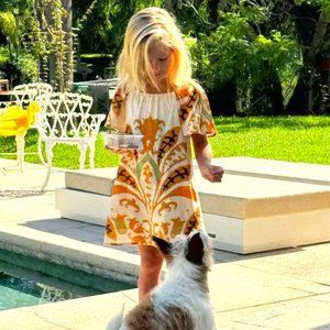 🆕 ZARA PRINTED LINEN BLEND DRESS | ZARA GIRLS